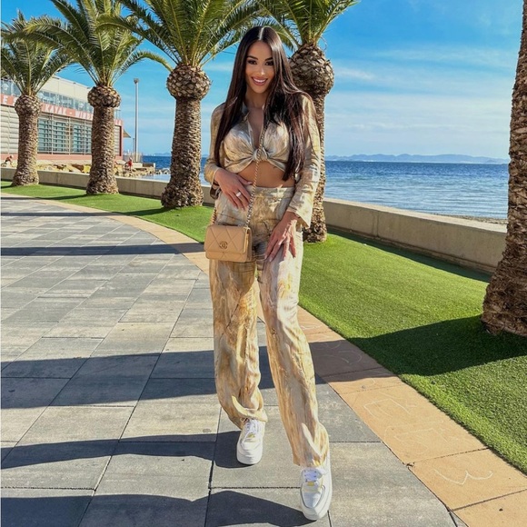 𝗡𝗪𝗧 𝗭𝗮𝗿𝗮 • Straight Leg Tie-Dye Pants - Picture 4 of 16